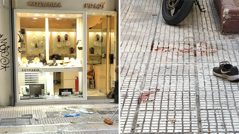 Νεκρός ο άντρας που προσπάθησε να κλέψει κοσμηματοπωλείο στο κέντρο της Αθήνας