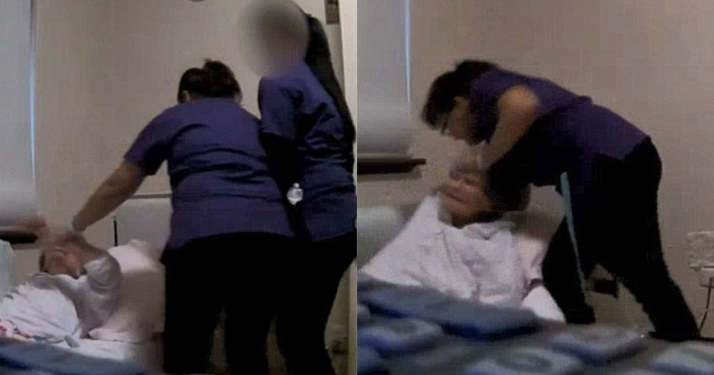 Απάνθρωπο βίντεο, νοσοκόμες τραυματίζουν 92χρονη με άνοια