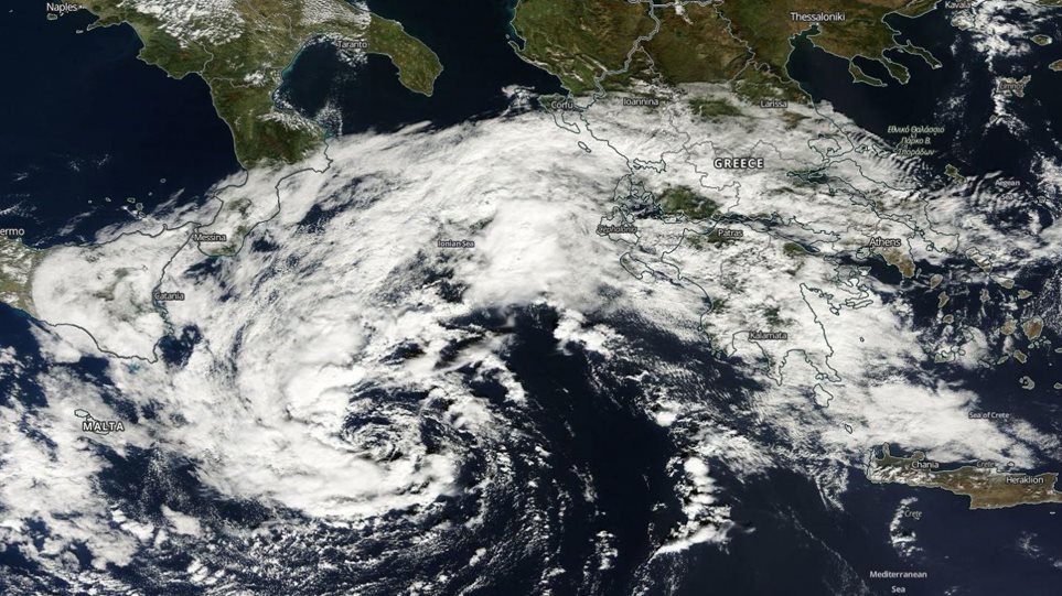 Προσοχή! Οι μετεωρολόγοι προειδοποιούν για τον Μεσογειακό κυκλώνα που θα σαρώσει την Ελλάδα