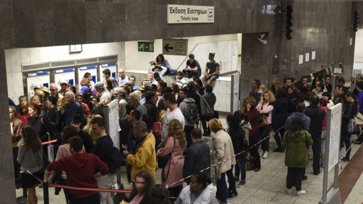 Xάος από τη Δευτέρα στο Μετρό