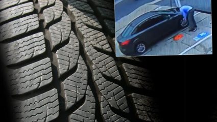Φούσκωσε υπερβολικά το λάστιχο του αυτοκινήτου και προκάλεσε… όλεθρο! (ΒΙΝΤΕΟ) Φούσκωσε υπερβολικά το λάστιχο του αυτοκινήτου και προκάλεσε… όλεθρο! (ΒΙΝΤΕΟ)