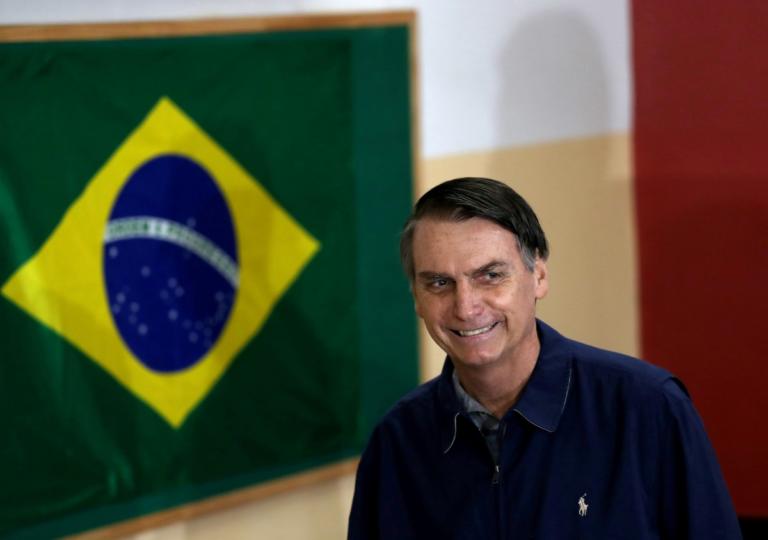 Καθαρή νίκη για τον ακροδεξιό Μπολσονάρο στις προεδρικές εκλογές της Βραζιλίας
