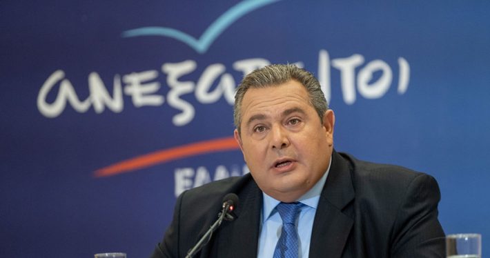 Καμμένος: «Με την έγκριση της Ιεραρχίας θα στηρίξω τη συμφωνία για την Εκκλησία»