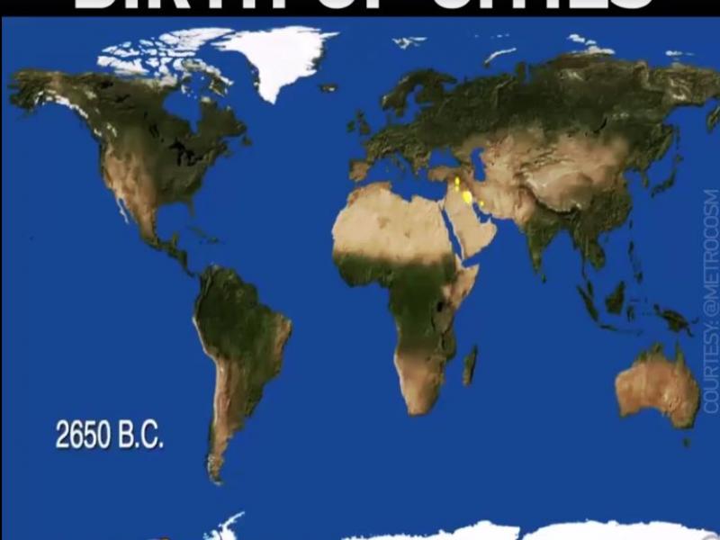 Εντυπωσιακό βίντεο: Έτσι δημιουργήθηκαν οι πρώτες πόλεις
