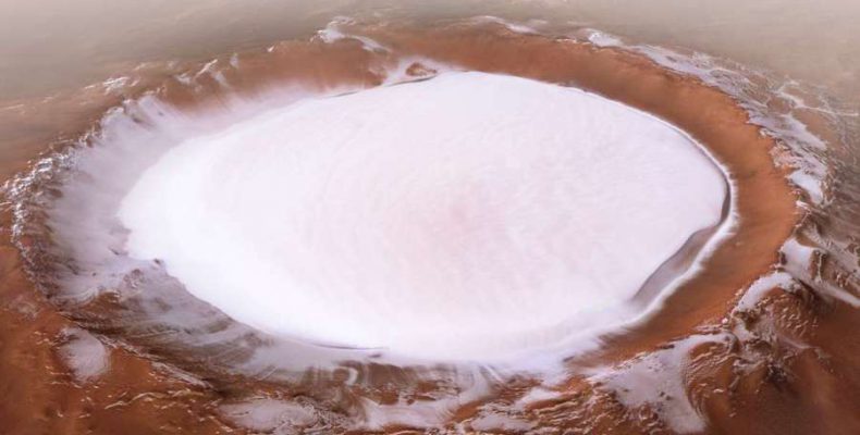 Εντυπωσιακή φωτογραφία από τον… χιονισμένο Άρη