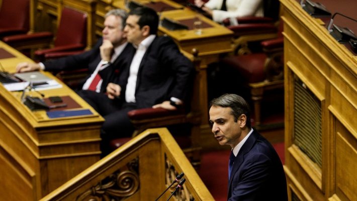 Μητσοτάκης: «Μπροστά στα μάτια μας είδαμε τους εκβιασμούς» Μητσοτάκης: «Μπροστά στα μάτια μας είδαμε τους εκβιασμούς»