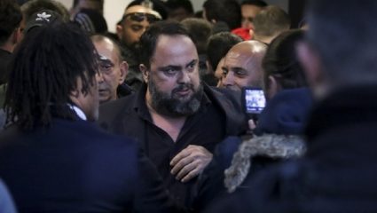 Με Μαρινάκη στην Τούμπα ο Ολυμπιακός Με Μαρινάκη στην Τούμπα ο Ολυμπιακός