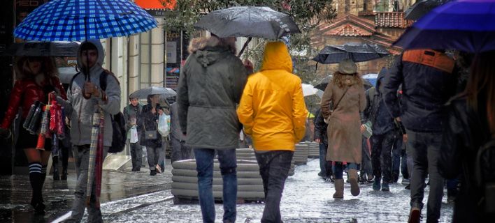 Βροχερός ο καιρός την Τετάρτη