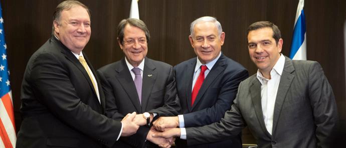 Οι ΗΠΑ στηρίζουν τον άξονα Ισραήλ, Ελλάδας και Κύπρου
