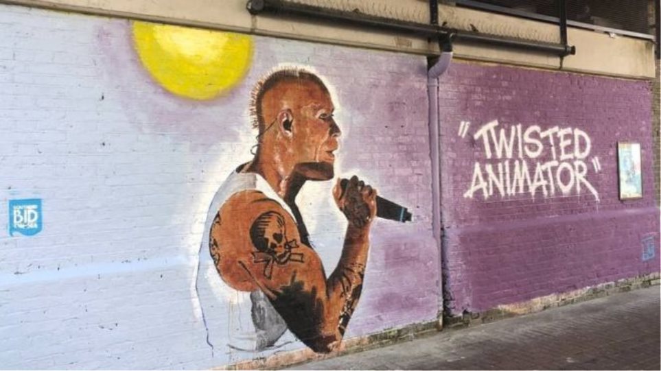 Γκράφιτι για τον Κιθ Φλιντ στο Λονδίνο