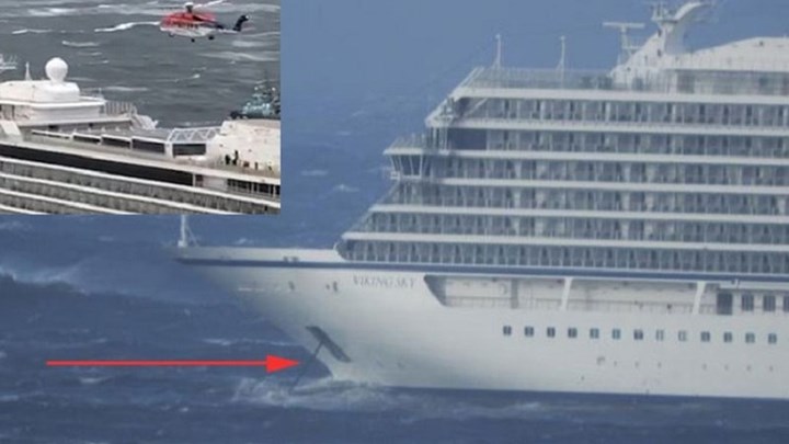 Διακόπηκε η επιχείρηση εκκένωσης του Viking Sky - Ρυμουλκείται σε ασφαλές λιμάνι
