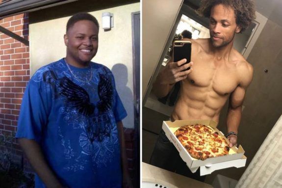 Έχασε 76 κιλά τρώγοντας πίτσα και γαριδάκια!