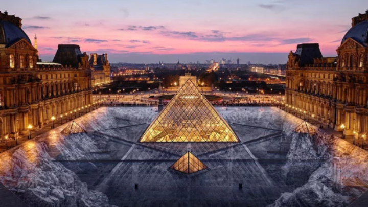 Μια οφθαλμαπάτη για τα 30χρονα της γυάλινης πυραμίδας στο Λούβρο