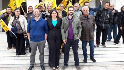 Οι επικεφαλής του «Δεν πληρώνω» στο ευρωψηφοδέλτιο της Κωνσταντοπούλου Οι επικεφαλής του «Δεν πληρώνω» στο ευρωψηφοδέλτιο της Κωνσταντοπούλου
