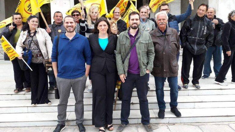 Οι επικεφαλής του «Δεν πληρώνω» στο ευρωψηφοδέλτιο της Κωνσταντοπούλου