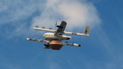 Παράδοση φαγητού με drone από την Google Παράδοση φαγητού με drone από την Google