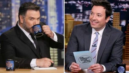 «Επιθετικό» μήνυμα του Jimmy Fallon στον Γρηγόρη Αρναούτογλου! (ΦΩΤΟ) «Επιθετικό» μήνυμα του Jimmy Fallon στον Γρηγόρη Αρναούτογλου! (ΦΩΤΟ)