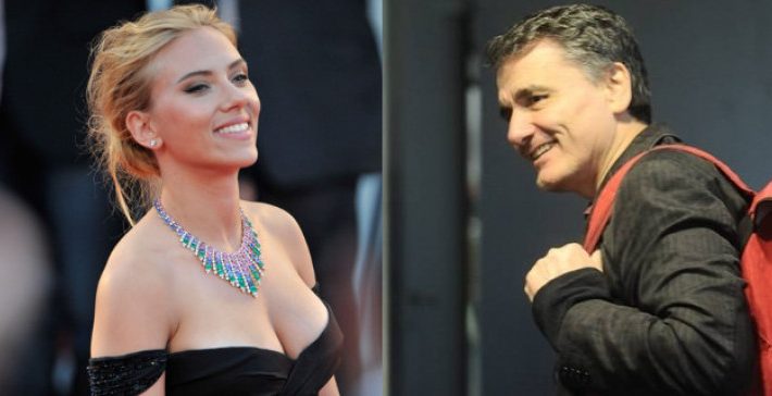 Ο Τσακαλώτος μίλησε για τον αρραβώνα της Σκάρλετ Γιόχανσον: «Εμείς οι αριστεροί δεν ζηλεύουμε» Ο Τσακαλώτος μίλησε για τον αρραβώνα της Σκάρλετ Γιόχανσον: «Εμείς οι αριστεροί δεν ζηλεύουμε»