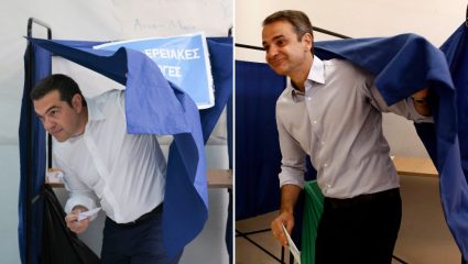 Τσίπρας – Μητσοτάκης στη φωτογραφία που έγινε viral (pic) Τσίπρας – Μητσοτάκης στη φωτογραφία που έγινε viral (pic)