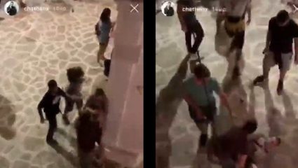 O γιος του Τομ Χανκς βιντεοσκόπησε άγριο ξυλοδαρμό στην Αντίπαρο O γιος του Τομ Χανκς βιντεοσκόπησε άγριο ξυλοδαρμό στην Αντίπαρο