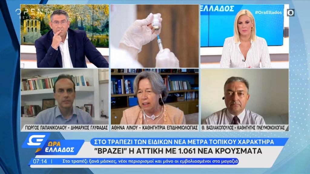 «Μου θυμίζει παλιές εποχές»: Τσακώθηκαν για τη μετάλλαξη Δέλτα και τα εμβόλια Βασιλακόπουλος-Λινού