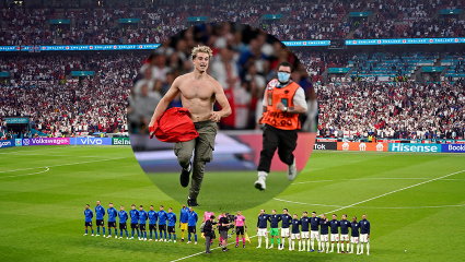Euro 2020: Αποκάλυψη – Τι έκανε ο εισβολέας στον τελικό και δεν το έδειξαν οι κάμερες Euro 2020: Αποκάλυψη – Τι έκανε ο εισβολέας στον τελικό και δεν το έδειξαν οι κάμερες