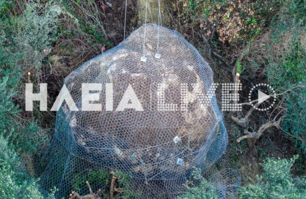 Κατάκολο: Ελεγχόμενη ανατίναξη βράχου 40 τόνων που απειλεί σπίτια και επιχειρήσεις