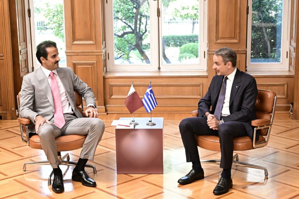 Κατάρ: «Ευχαριστώ την Ελλάδα για τη στάση της» - Μηνύματα επενδύσεων και ισχυροί έπαινοι από τον Εμίρη στον Μητσοτάκη